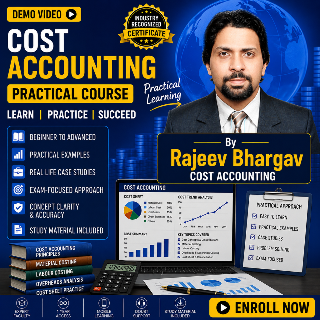 COST ACCOUNTING By Rajeev Bhargav