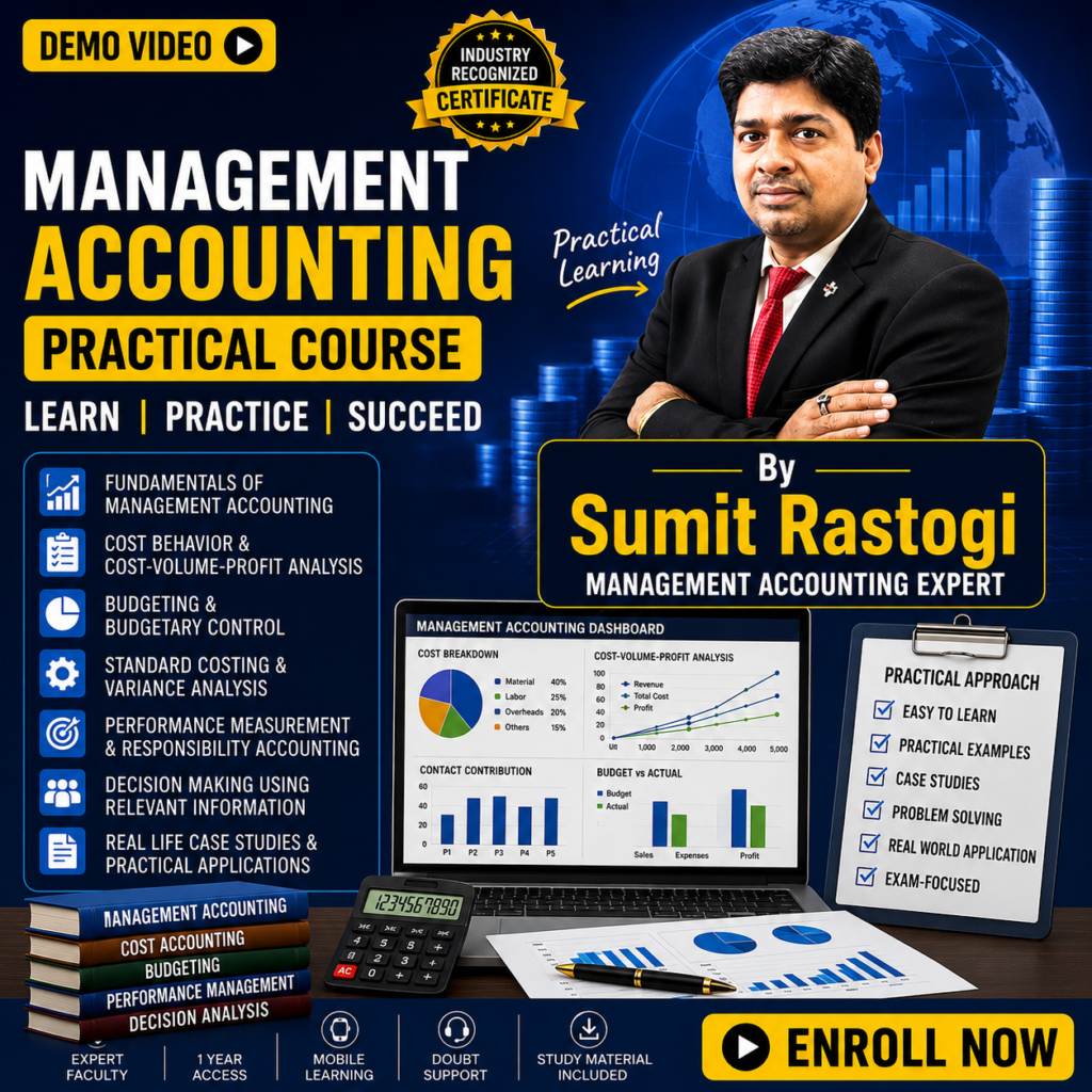 MANAGEMENT ACCOUNTING By Sumit Rastogi,