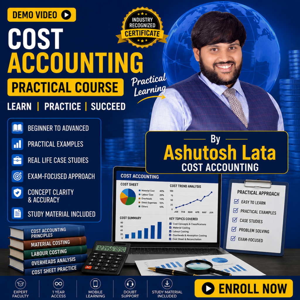 COST ACCOUNTING By Ashutosh Lata