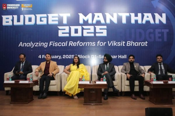 Budget Session taken by CMA Madhuri Kashyap at Chandigarh University